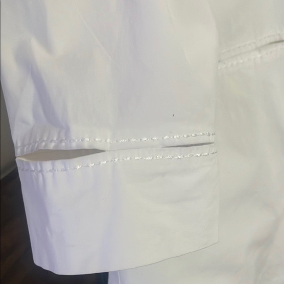 Women's White Button Down Shirt - Picture 6 of 7